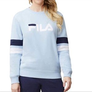 Fila baby blue crewneck sweatshirt